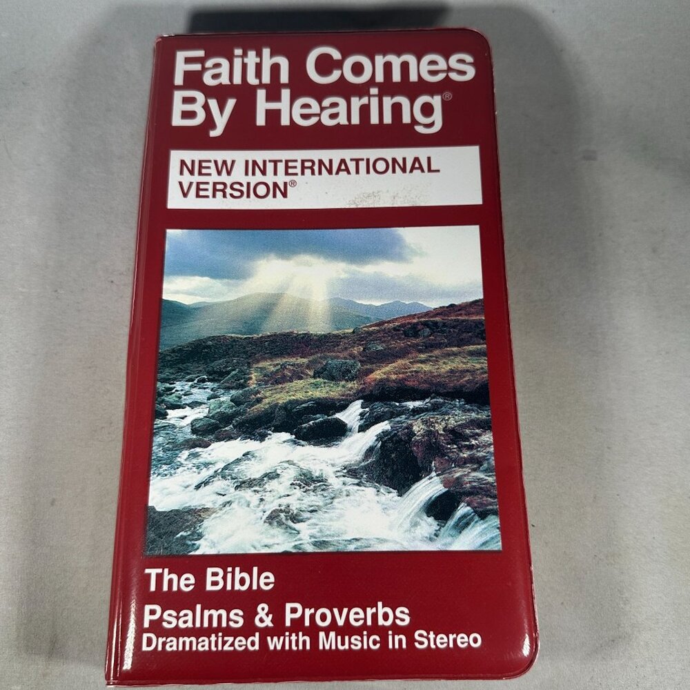 Faith Comes By Hearing Dramatized Bible Psalms Proverbs NIV Audio Cassette Set